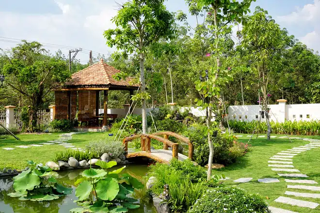 Thiết Kế Sân Vườn Hiện Đại
