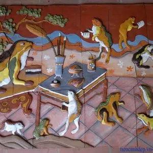 Tranh gốm dân gian