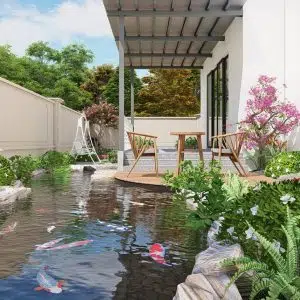 Tiểu cảnh sân vườn 23 - Liên hệ: 0973.928.564
