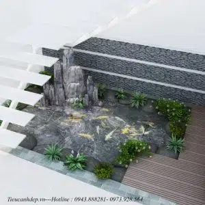 Tiểu cảnh gầm cầu thang 15 - Liên hệ: 0973.928.564