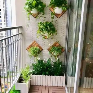 Tiểu Cảnh Ban Công Nhà Anh Thành Ơ Kim Giang