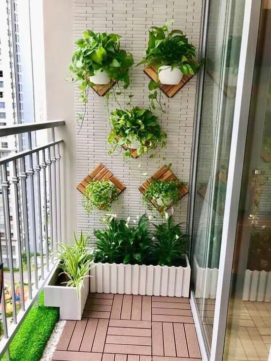 Tiểu Cảnh Ban Công Nhà Anh Thành Ơ Kim Giang
