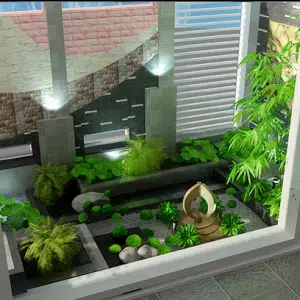 Tiểu cảnh giếng trời 31 - Liên hệ: 0973.928.564