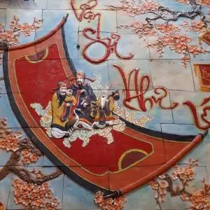 Tranh gốm Vạn sự như ý