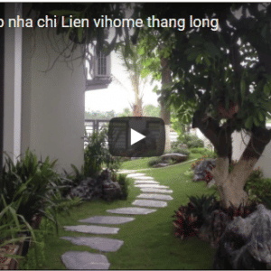 tiểu cảnh sân vườn nhà chị Liên- vinhome thăng long