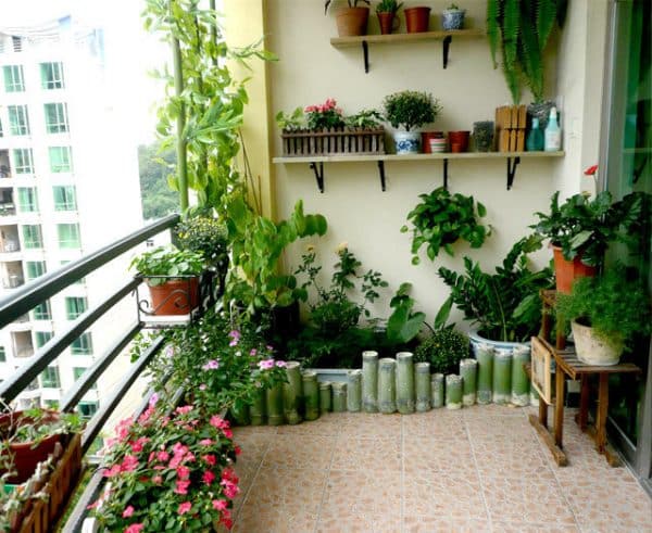 Mẫu tiểu cảnh ban công mã số TV-BC-06