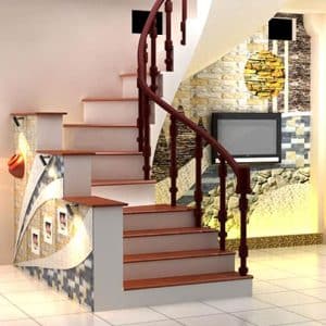 Mẫu tiểu cảnh gầm cầu thang mã số TV-CT-05