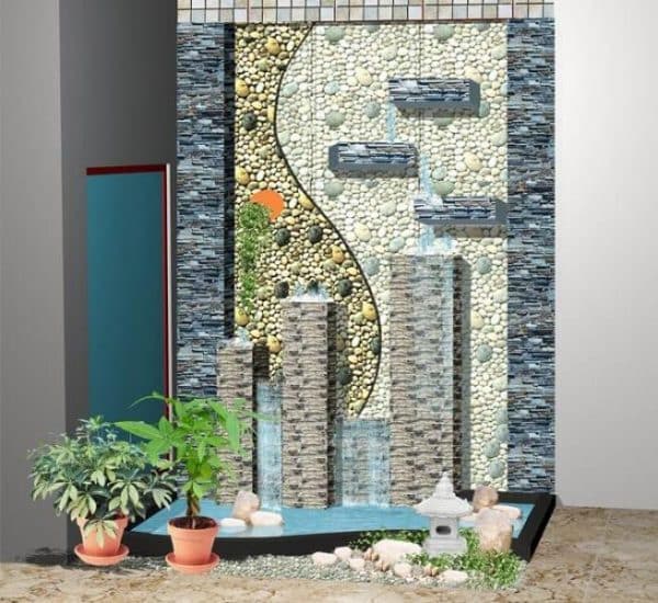 Mẫu tiểu cảnh giếng trời mã số TV-GT-21