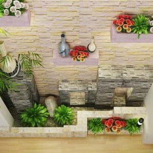 Mẫu tiểu cảnh giếng trời mã số TV-GT-09