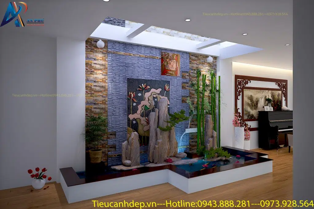 Tiểu cảnh giếng trời 25-Liên hệ: 0973.928.564