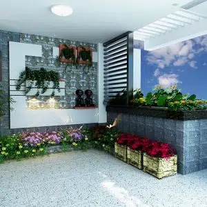 Mẫu tiểu cảnh sân thượng mã số TV-ST-14