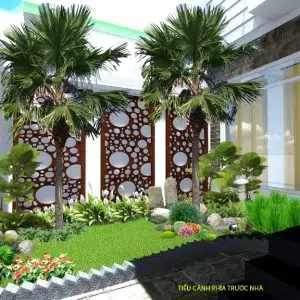 Alternative view of Tiểu Cảnh Sân Vườn Đẹp Cho Gia Đình