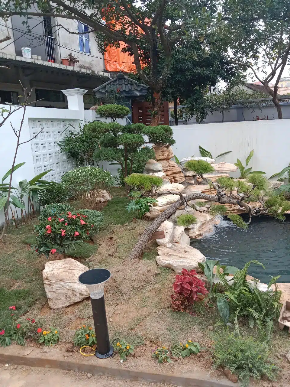 Dự Án Sân Vườn Cùng Hồ Koi – Hà Đông
